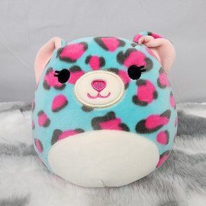 Kellytoy Squishmallows Blue Chelsea The Cheetah Stuffed Animal Plush Toy 5"